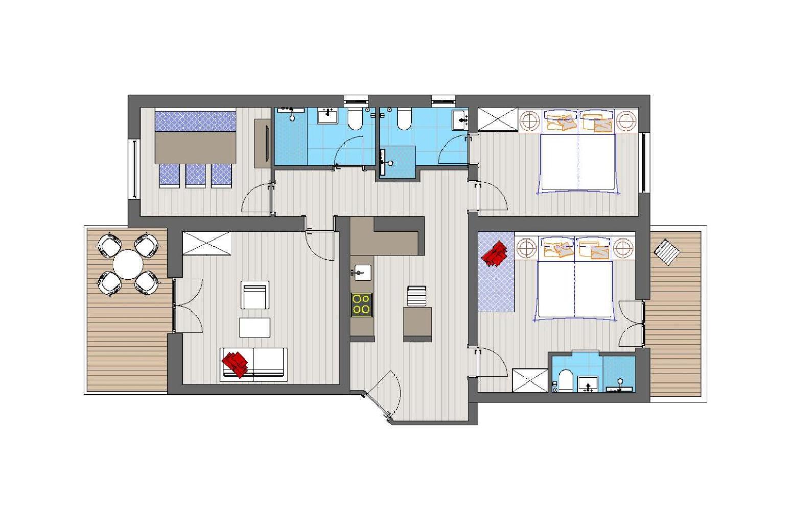 Apartment Pungg Fugen Bagian luar foto